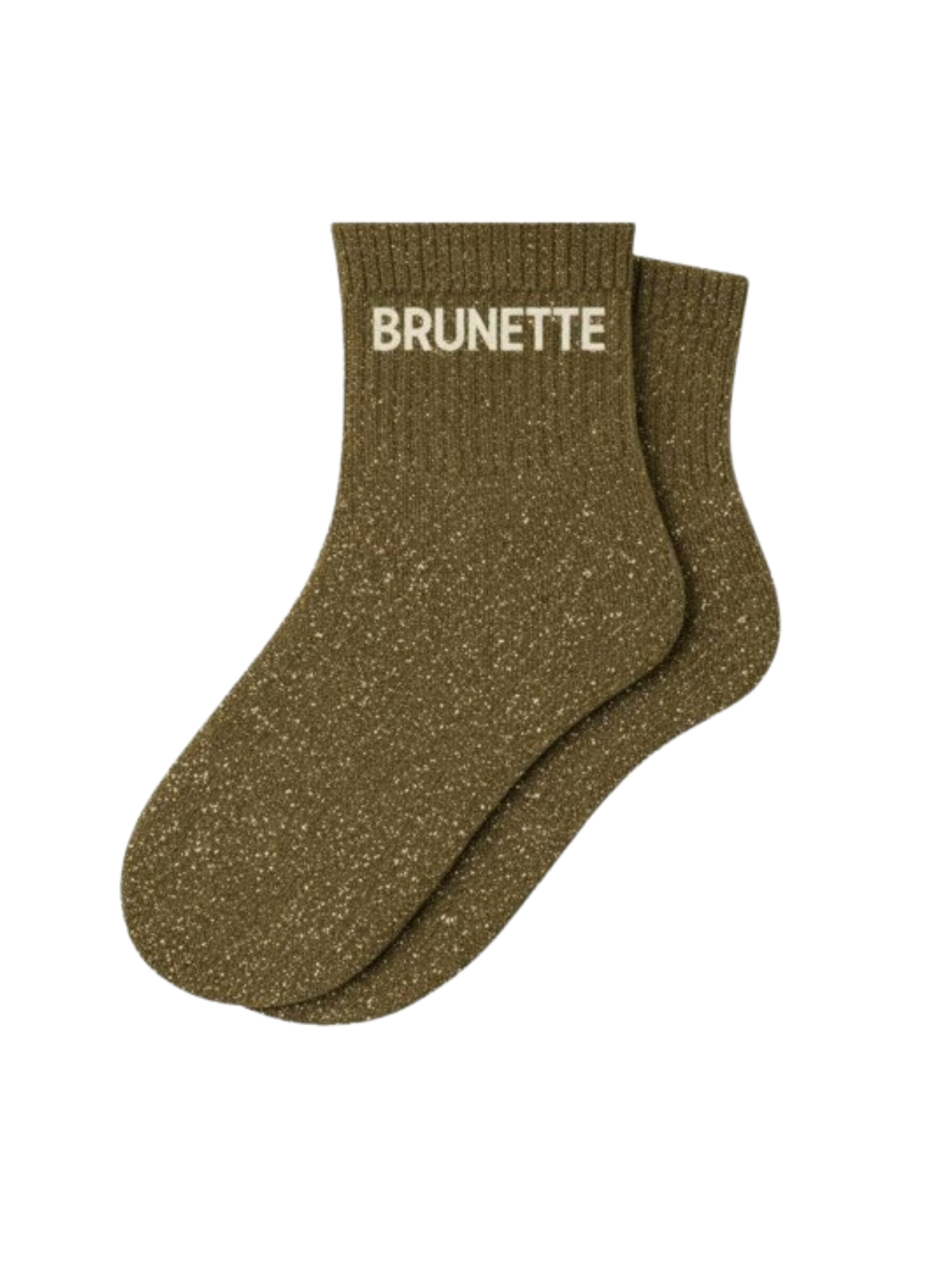 Chaussettes courtes à Paillettes "Brunette"